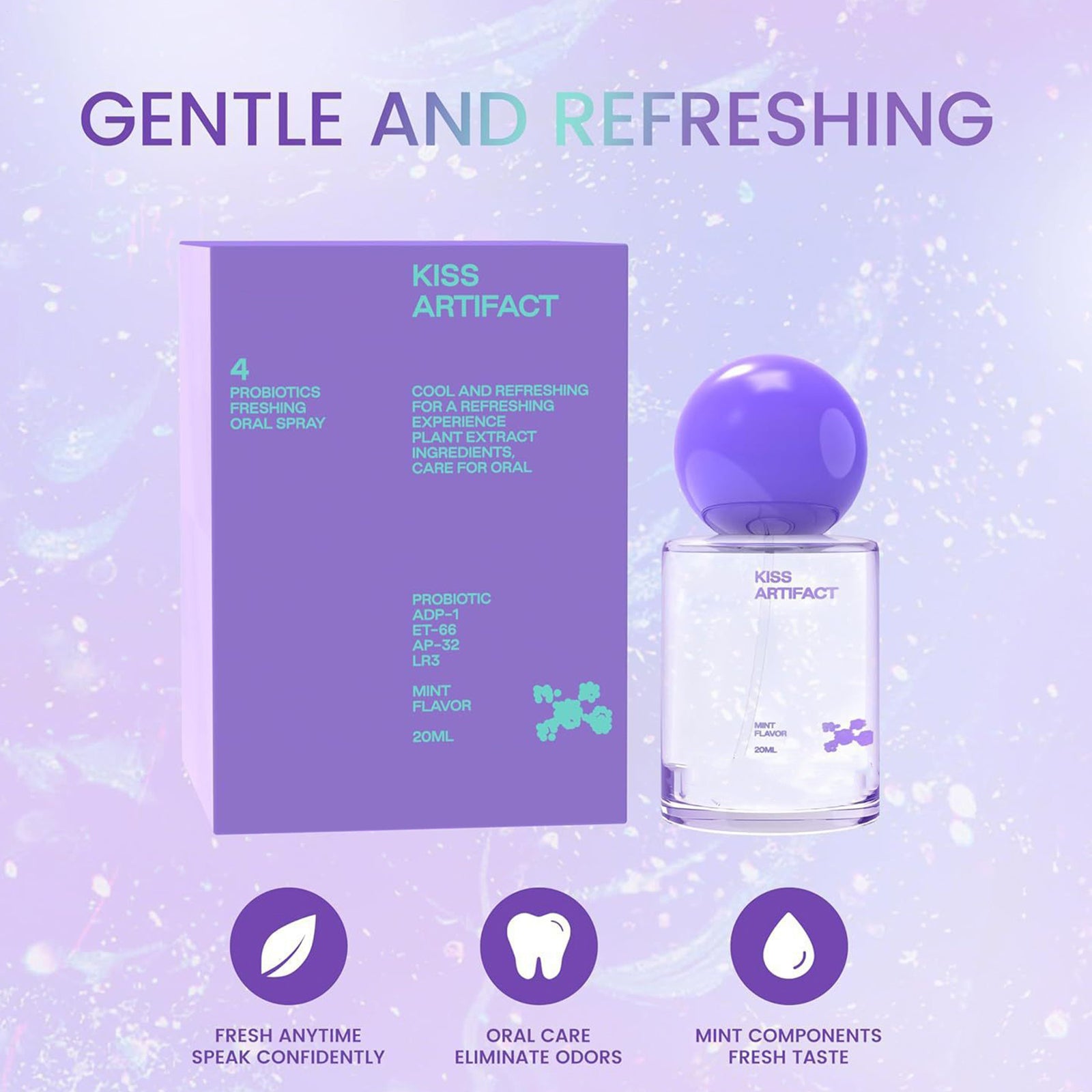 CEELIKE Probiotic Oral Spray for Long-Lasting Freshness, Alcohol-Free Oral Spray