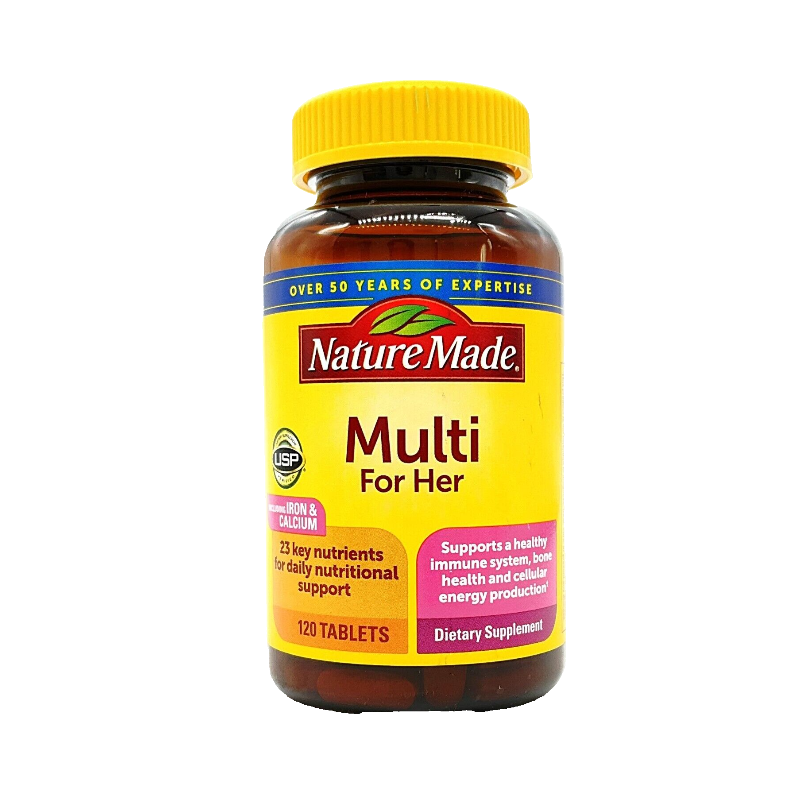 Nature Made Multi Vitamin for Her Dietary Supplement - 120 Tablets