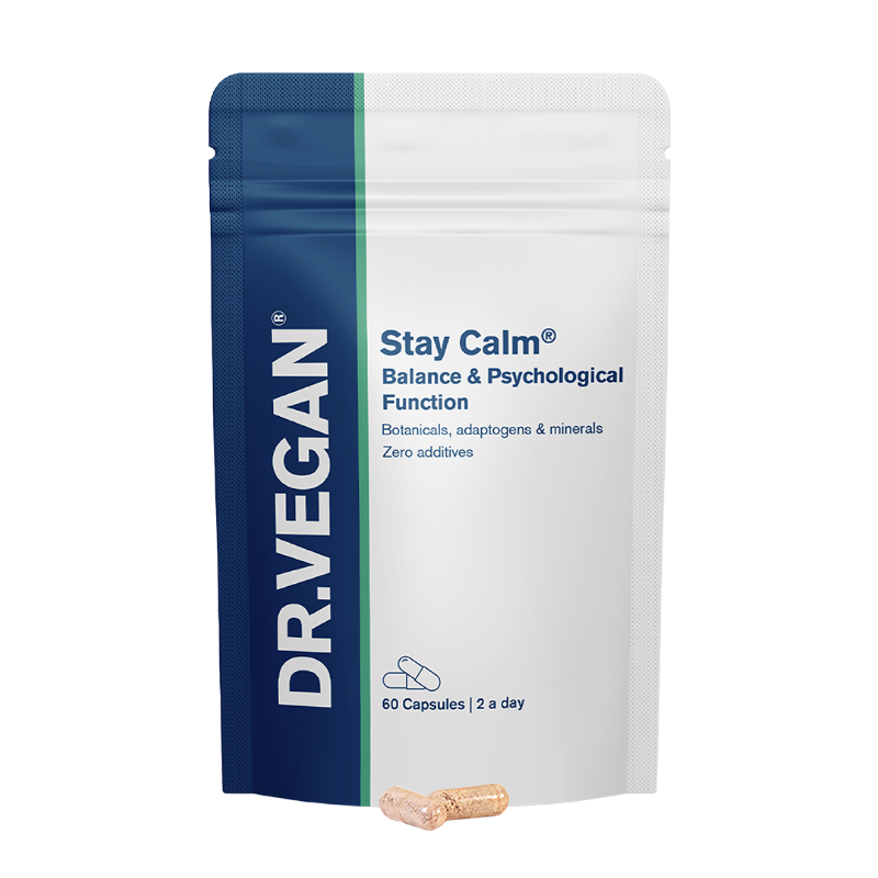 DR.VEGAN® Stay Calm Supplement – Anxiety & Mood Relief