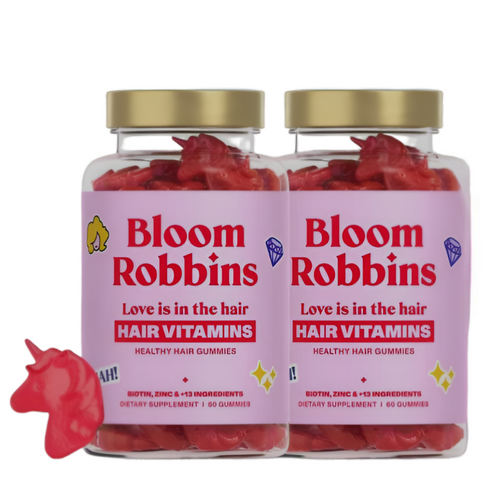 Bloom Robbins Hair Gummies for Faster Hair Growth Vitamins  (2packs)