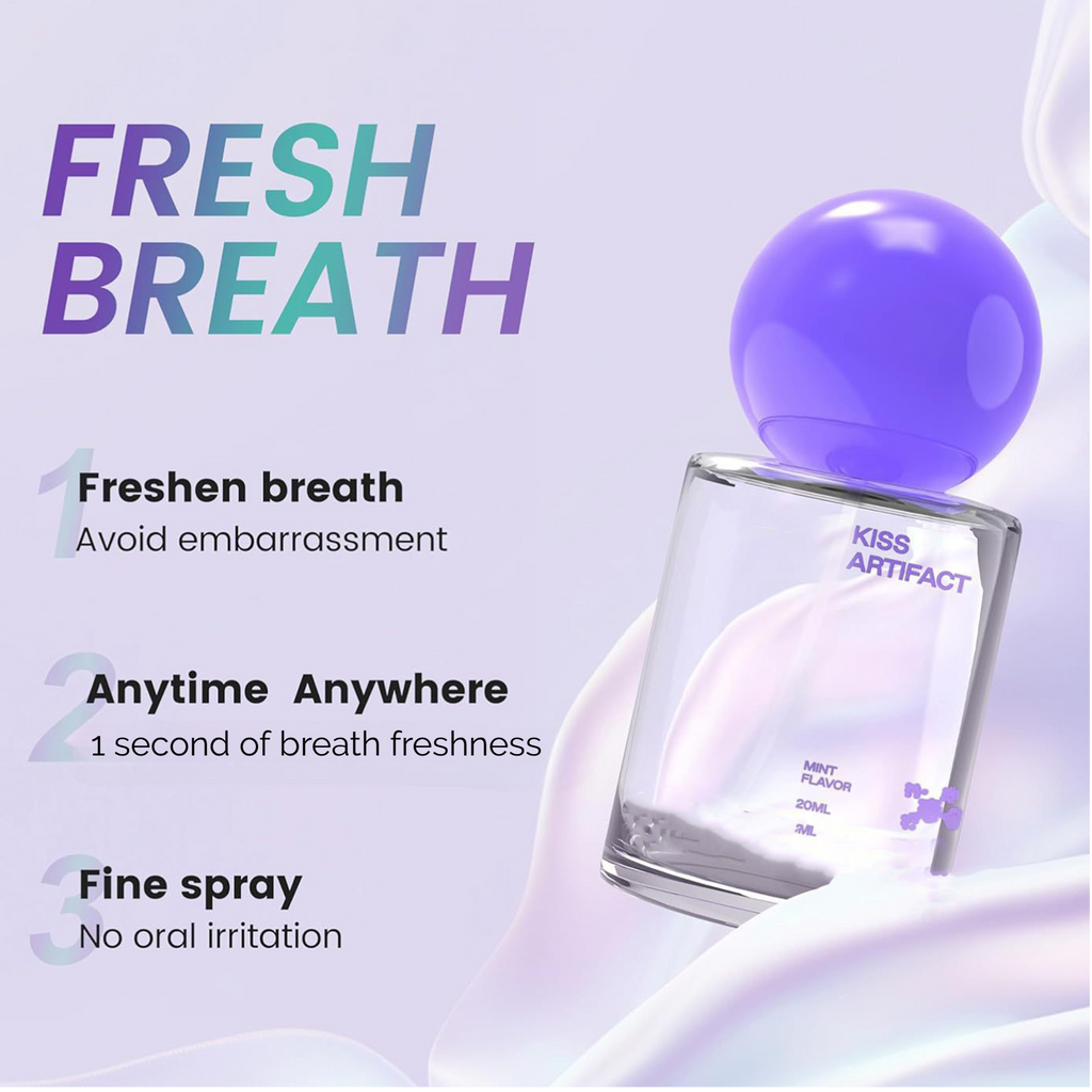 Kiss Artifact-Probiotic Oral Spray for Long-Lasting Freshness