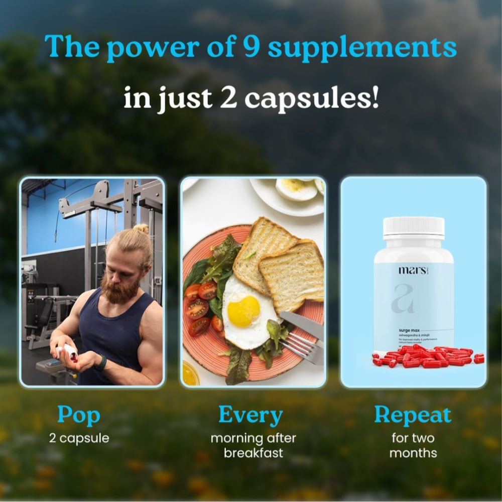 Mars Surgemax Natural Capsules